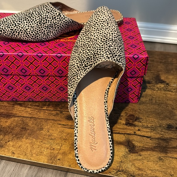Madewell hair calf pointed toe flat mules - Picture 2 of 2